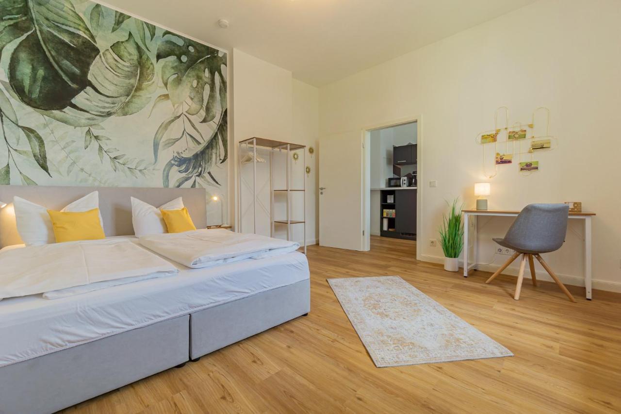 קוטבוס Modernes Apartment - Zentral, Ruhig, Wlan, Netflix, Kueche, Schreibtisch, Parkplatz, Waschtrockner מראה חיצוני תמונה